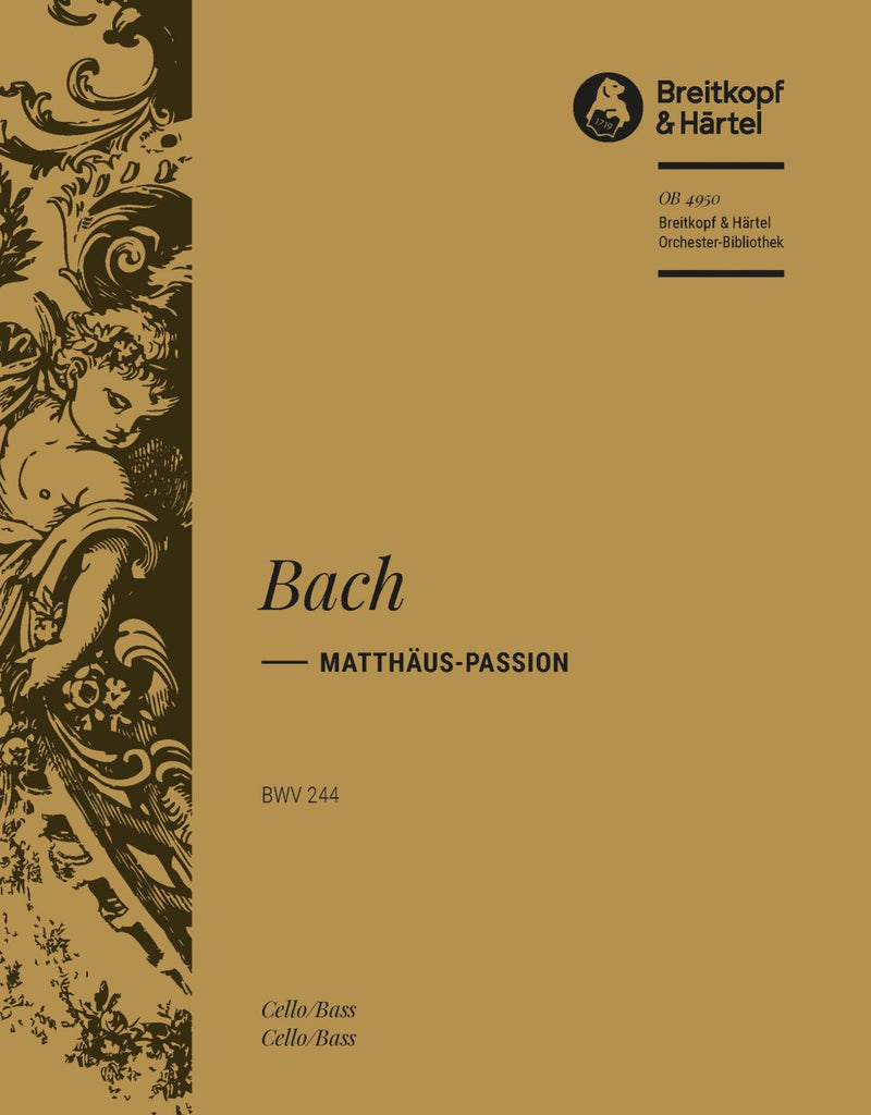 Matthäus-Passion BWV 244 [basso (cello/double bass) part, choir 1]