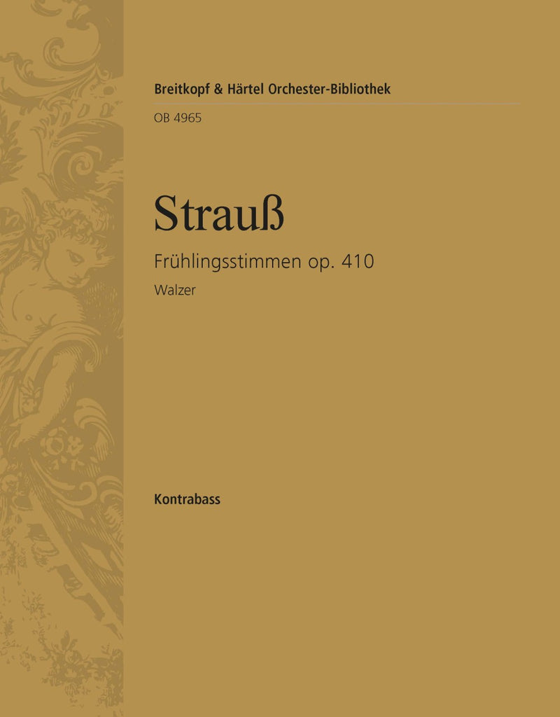 Frühlingsstimmen Op. 410 [double bass part]