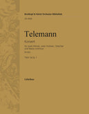 Concerto in Eb major TWV 54:Es 1 [basso (cello/double bass) part]