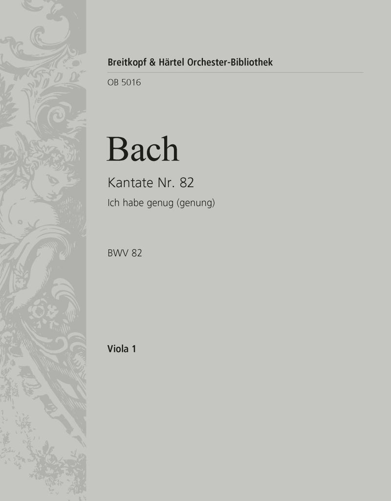 Kantate BWV 82 "Ich habe genug (genung)" [viola part]