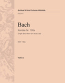 Kantate BWV 190a Singet dem Herrn ein neues Lied" [violin 2 part]