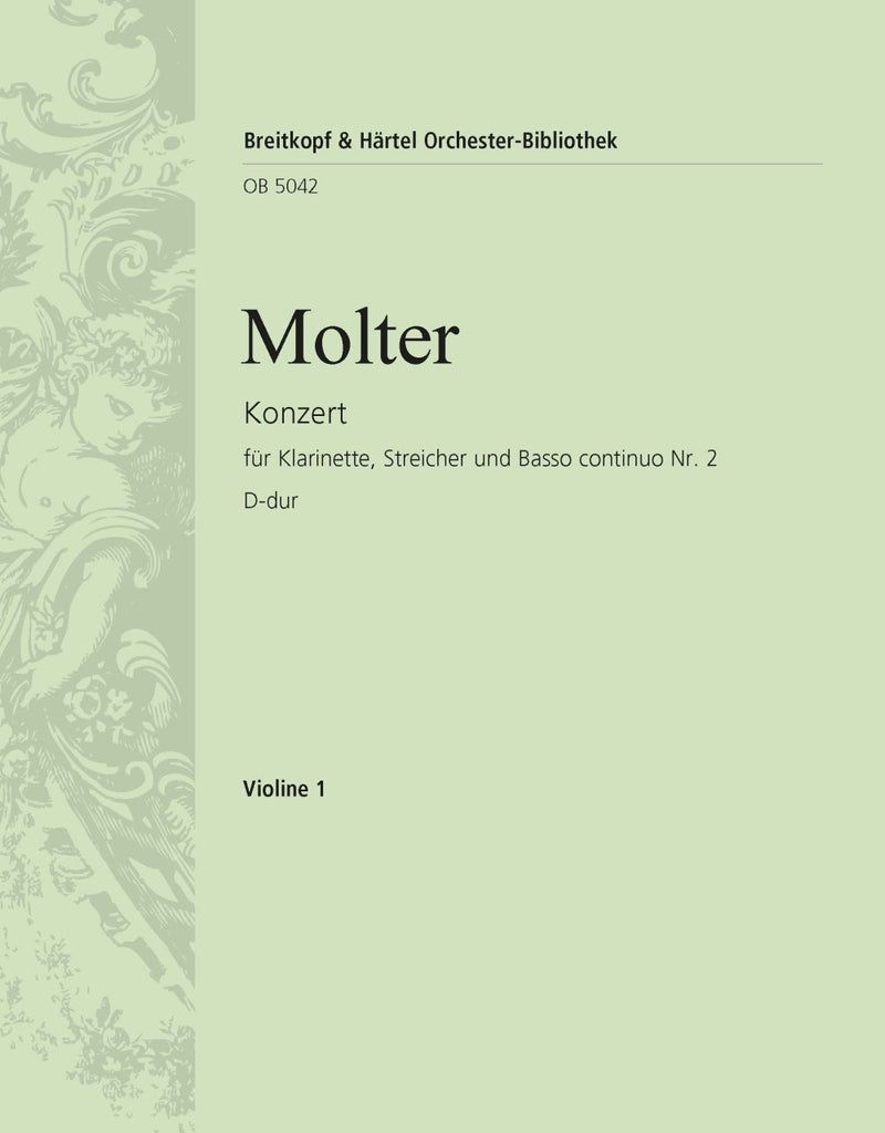 Clarinet Concerto No. 2 in D major [violin 1 part]