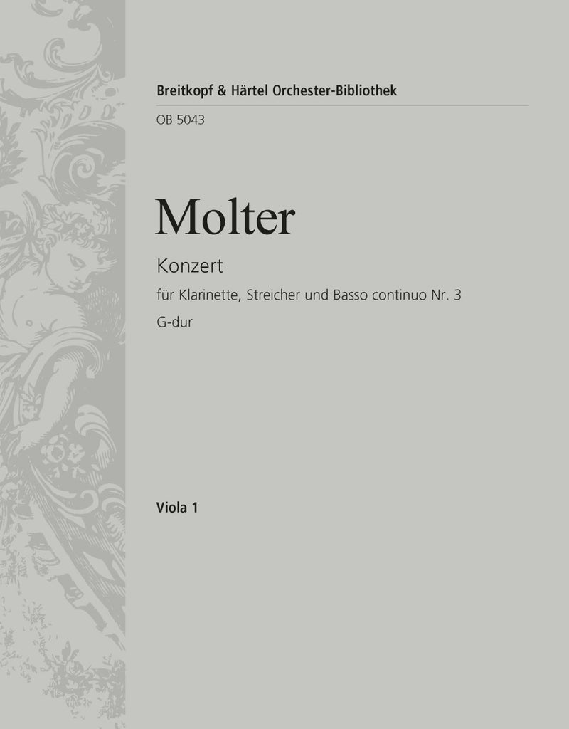 Clarinet Concerto No. 3 in G major [viola part]