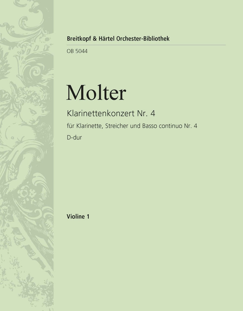 Clarinet Concerto No. 4 in D major [violin 1 part]