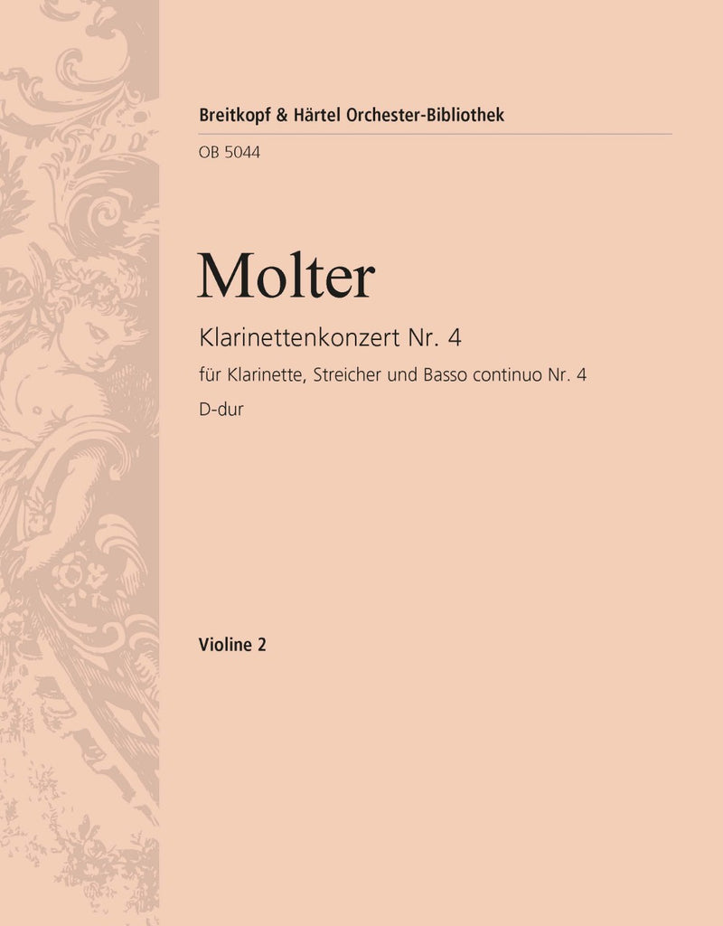 Clarinet Concerto No. 4 in D major [violin 2 part]