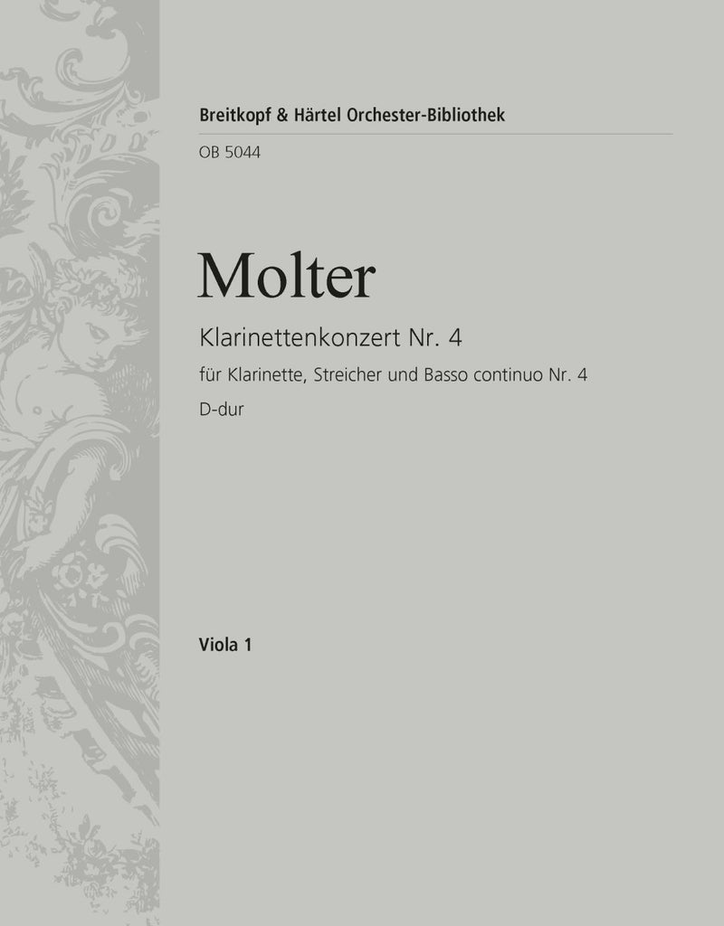 Clarinet Concerto No. 4 in D major [viola part]