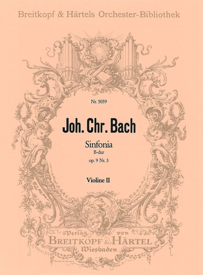 Sinfonia in Bb major Op. 9 No. 3 [violin 2 part]