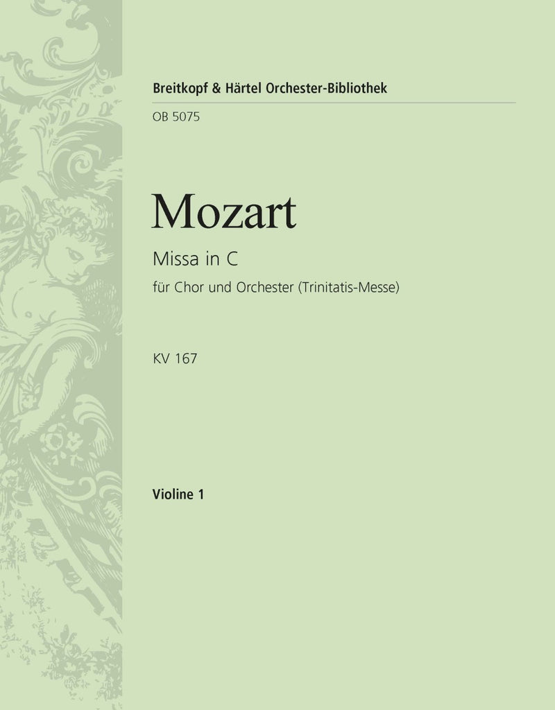 Missa in C K. 167 [violin 1 part]