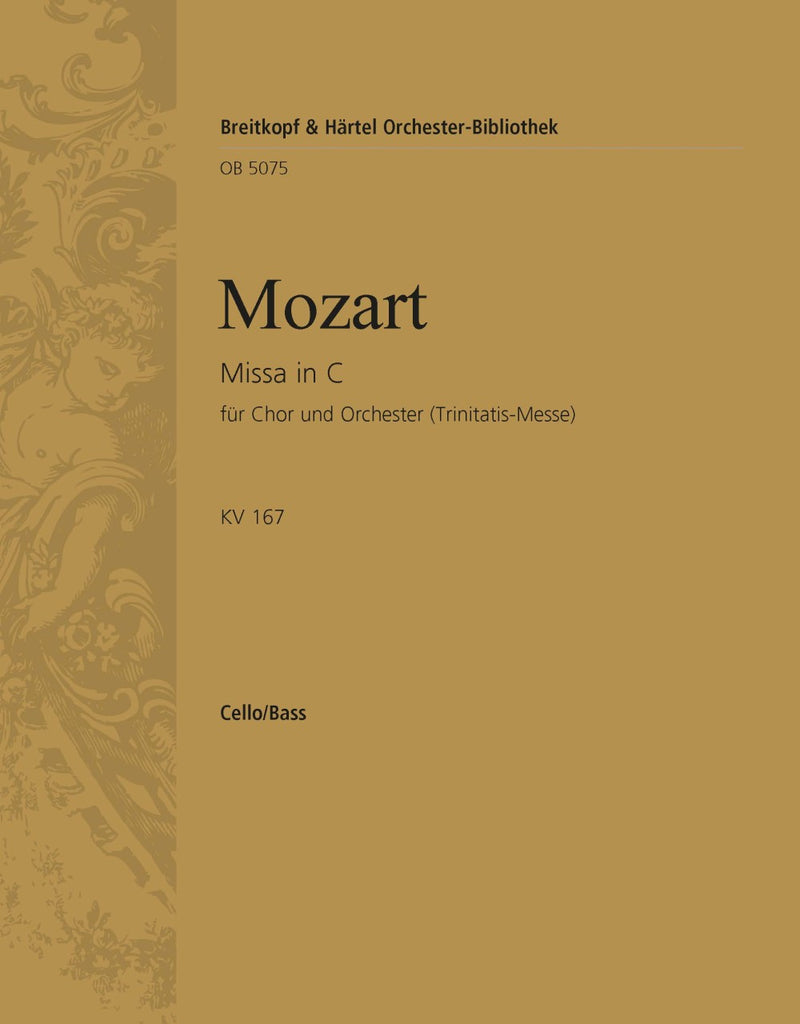 Missa in C K. 167 [basso (cello/double bass) part]