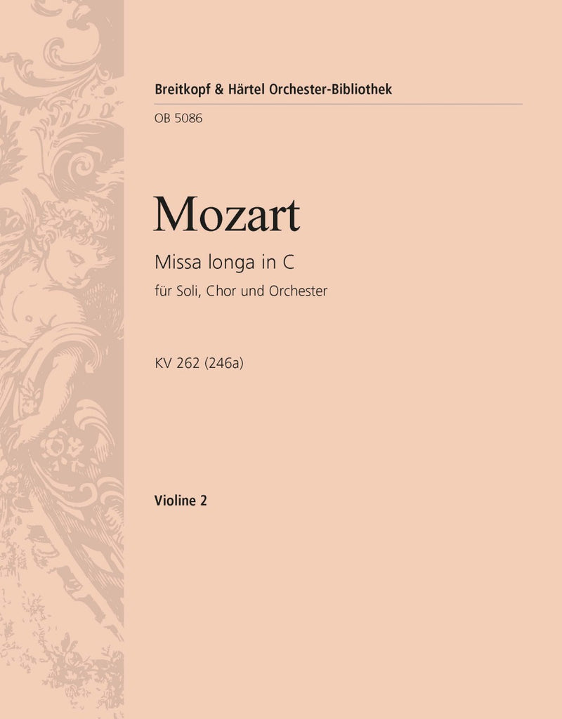 Missa longa in C major K. 262 (246a) [violin 2 part]