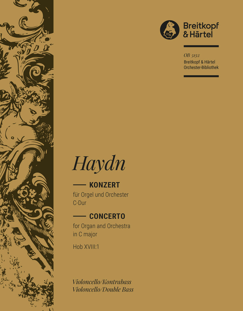 Organ Concerto in C major Hob XVIII:1 [basso (cello/double bass) part]