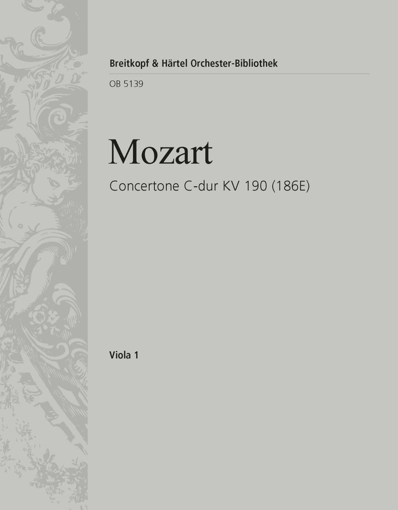 Concertone in C major K. 190 (186E) [viola part]