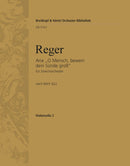 Aria after the Chorale Prelude "O Mensch, bewein dein' Suende groß" BWV 622 by J.S. Bach [violoncello 2 part]