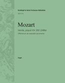 Venite, populi K. 260 (248a) [organ part]