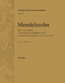 Psalm 114 MWV A 17 Op. 51 "Da Israel aus Ägypten zog" [double bass part]