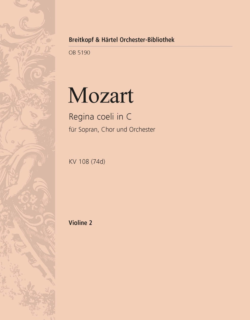 Regina coeli in C major K. 108 (74d) [violin 2 part]
