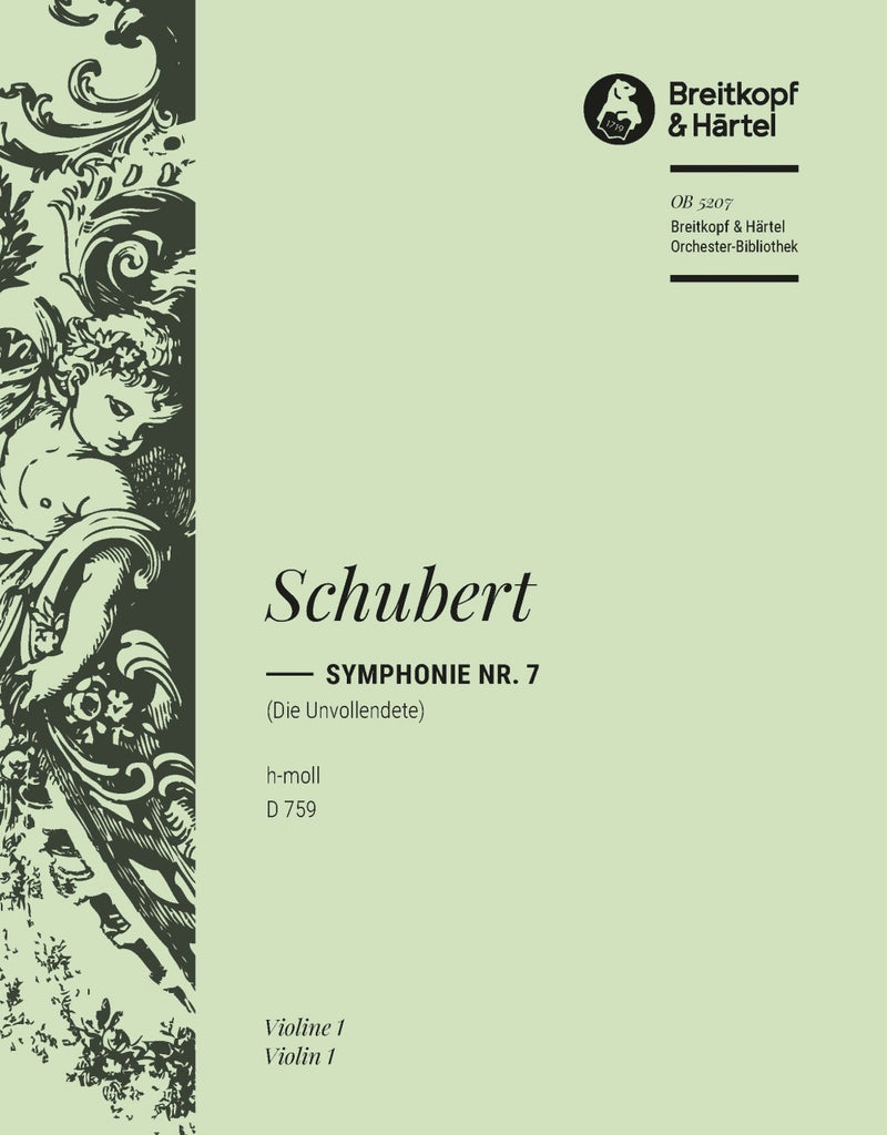 Symphony No. 7 in B minor D 759 [violin 1 part]