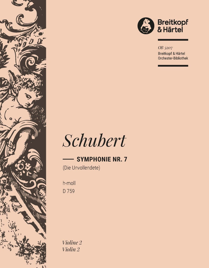 Symphony No. 7 in B minor D 759 [violin 2 part]