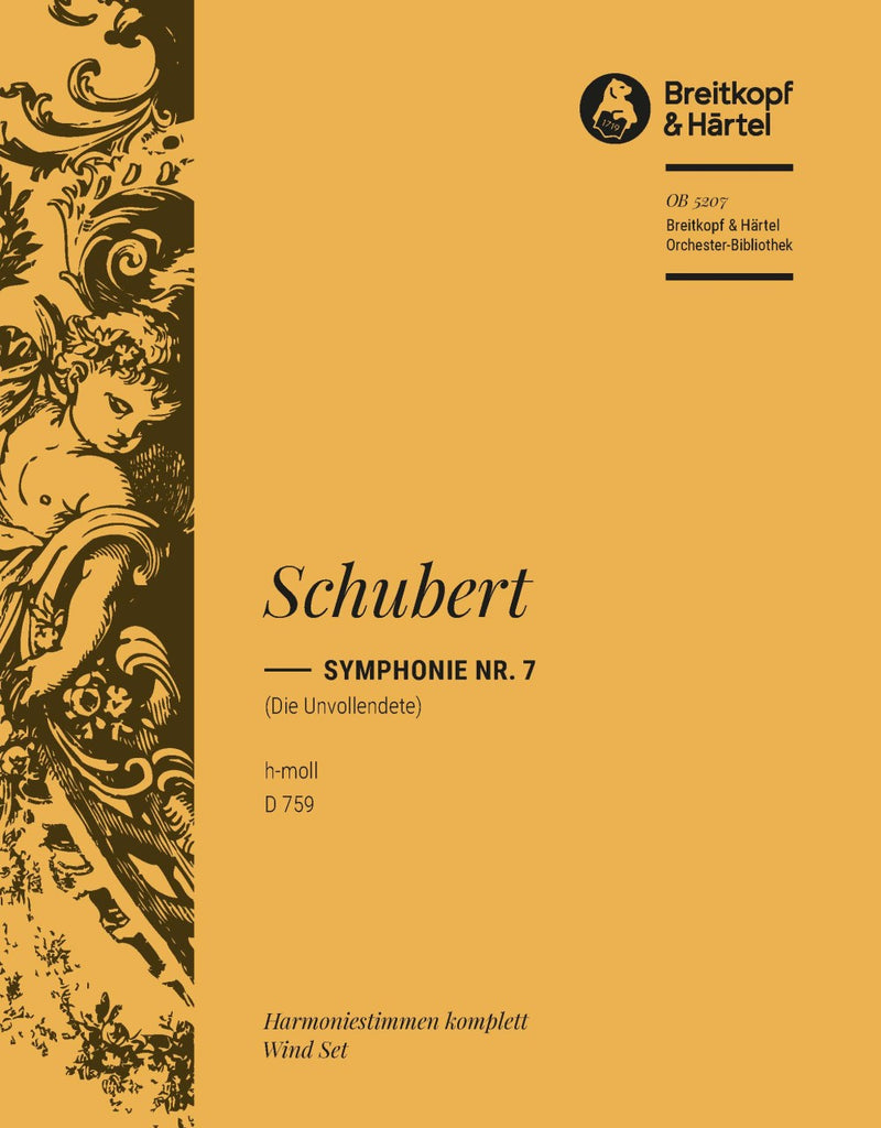 Symphony No. 7 in B minor D 759 [wind parts]