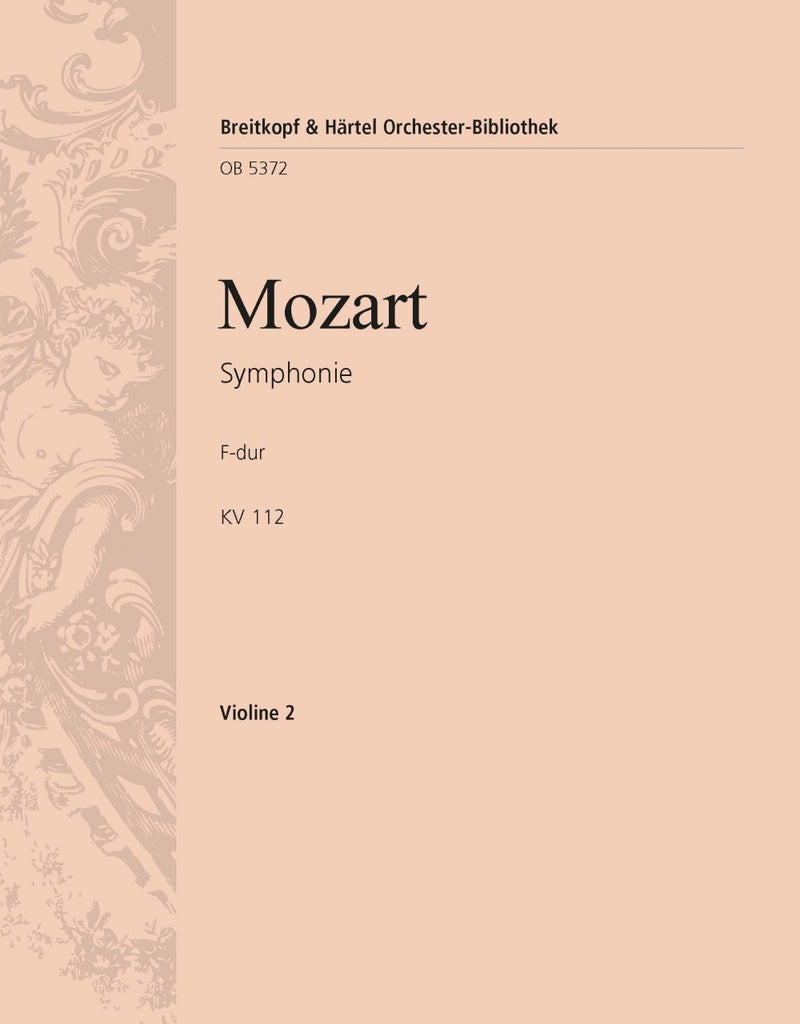Symphony [No. 13] in F major K. 112 [violin 2 part]
