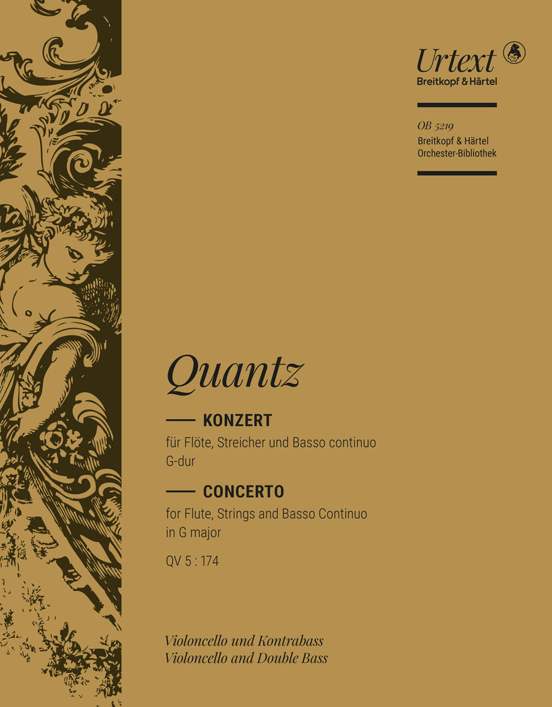 Flute Concerto in G major QV 5:174 [basso (cello/double bass) part]