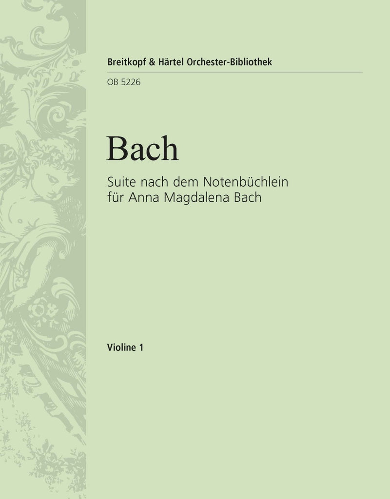 Suite after the Little Music Book for Anna Magdalena Bach [violin 1 part]