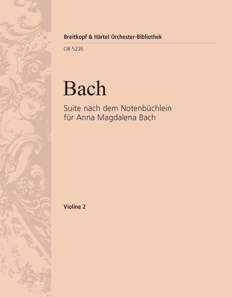 Suite after the Little Music Book for Anna Magdalena Bach [violin 2 part]
