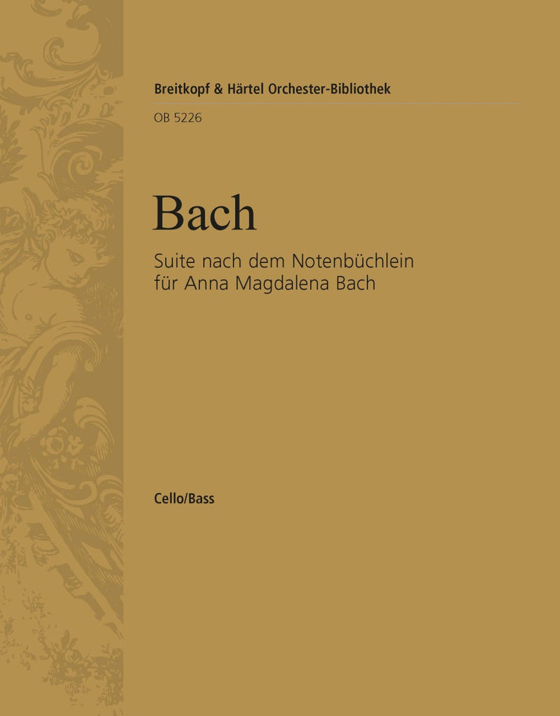 Suite after the Little Music Book for Anna Magdalena Bach [basso (cello/double bass) part]