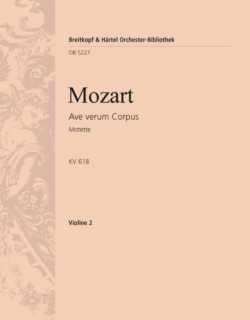 "Ave verum Corpus" KV 618 [violin 2 part]