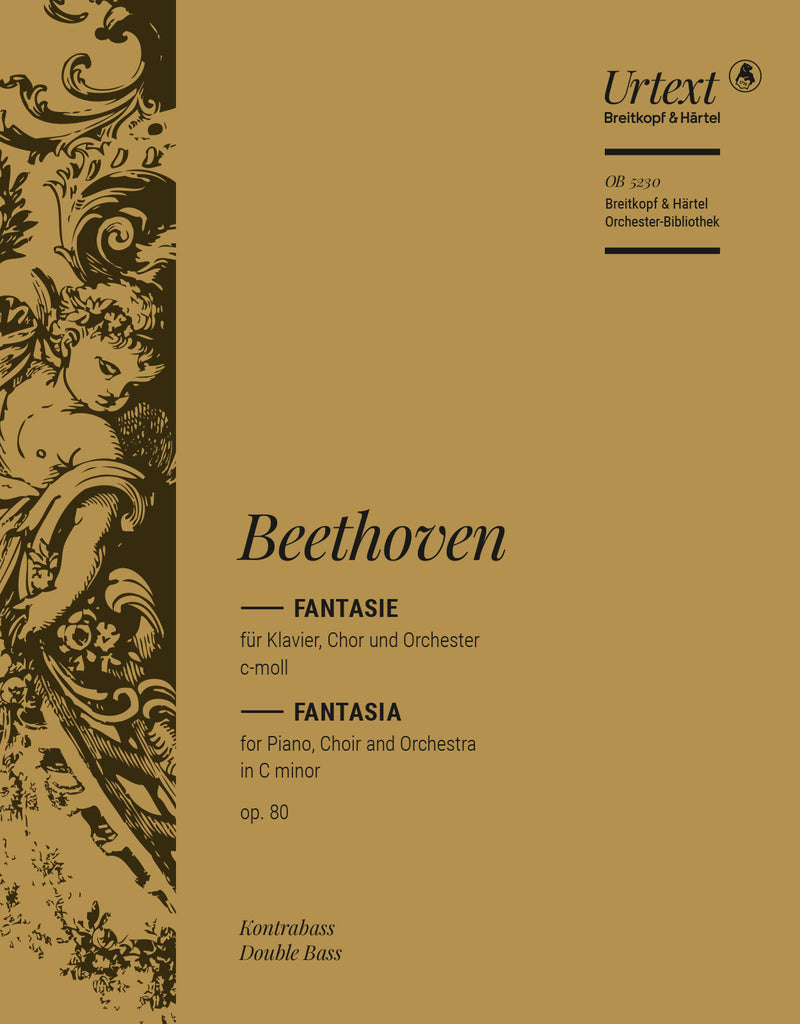 Choral Fantasia in C minor Op. 80 (Brown校訂） [double bass part]