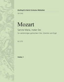 Sancta Maria, mater Dei K. 273 [violin 1 part]