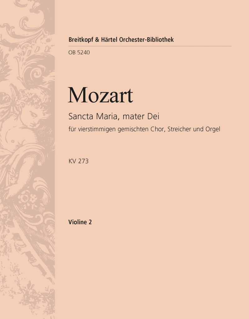 Sancta Maria, mater Dei K. 273 [violin 2 part]