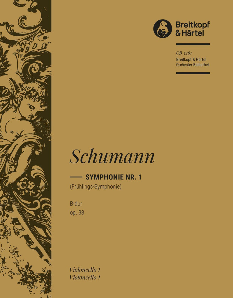 Symphony No. 1 in Bb major Op. 38 [violoncello part]