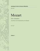 Don Giovanni K. 527 – Overture with concert close by Mozart [violin 1 part]