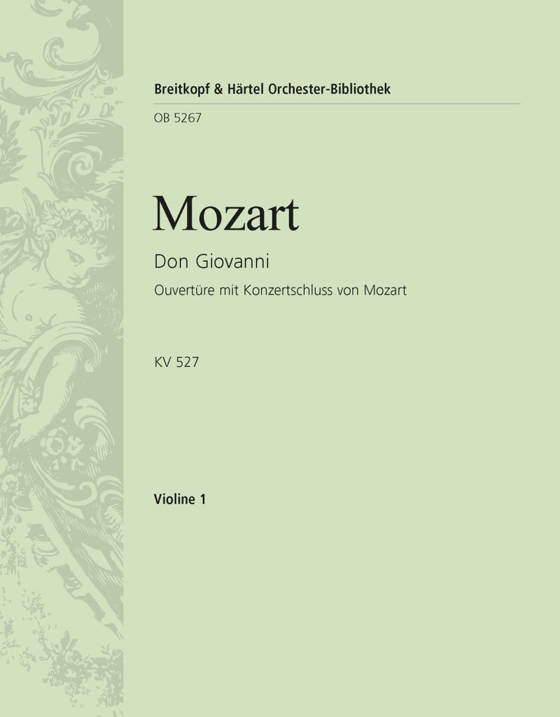 Don Giovanni K. 527 – Overture with concert close by Mozart [violin 1 part]