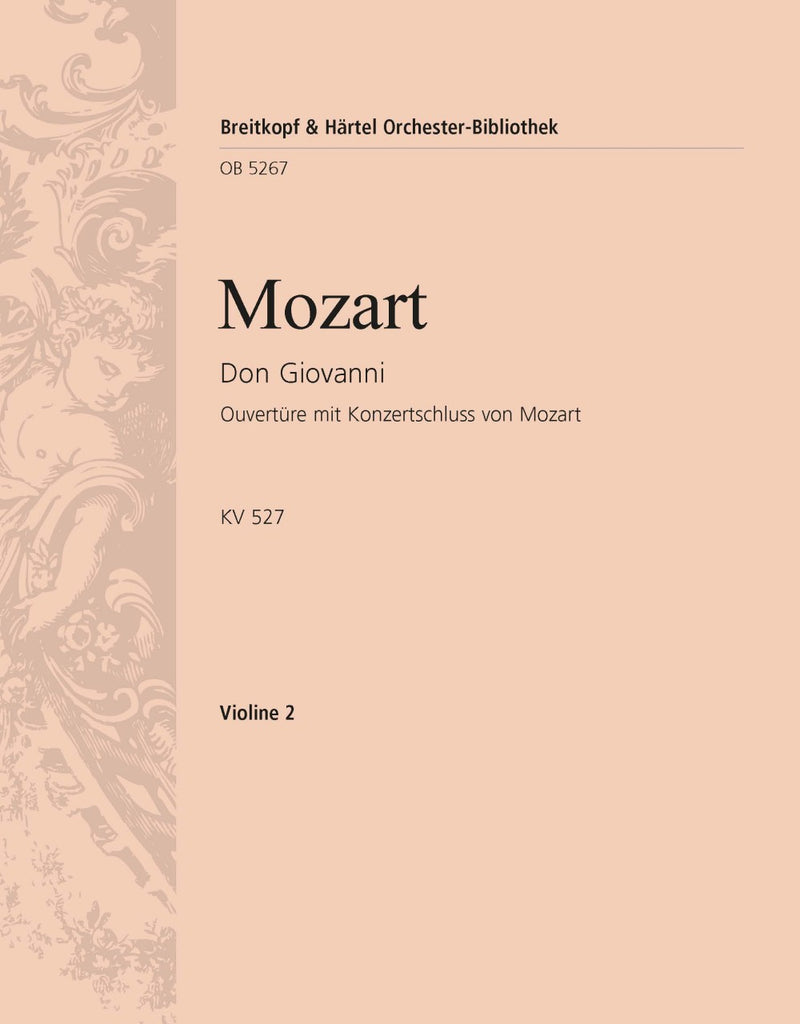 Don Giovanni K. 527 – Overture with concert close by Mozart [violin 2 part]