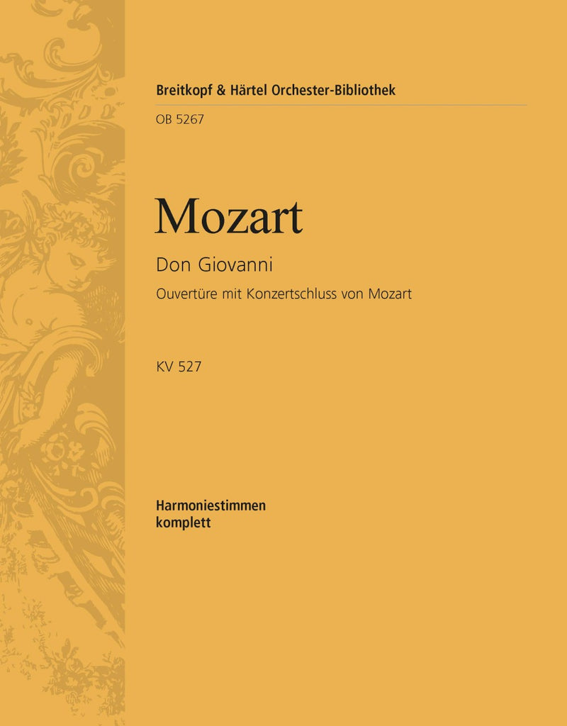 Don Giovanni K. 527 – Overture with concert close by Mozart [wind parts]