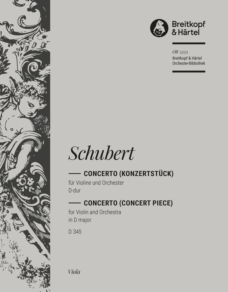 Concerto in D major D 345 [viola part]