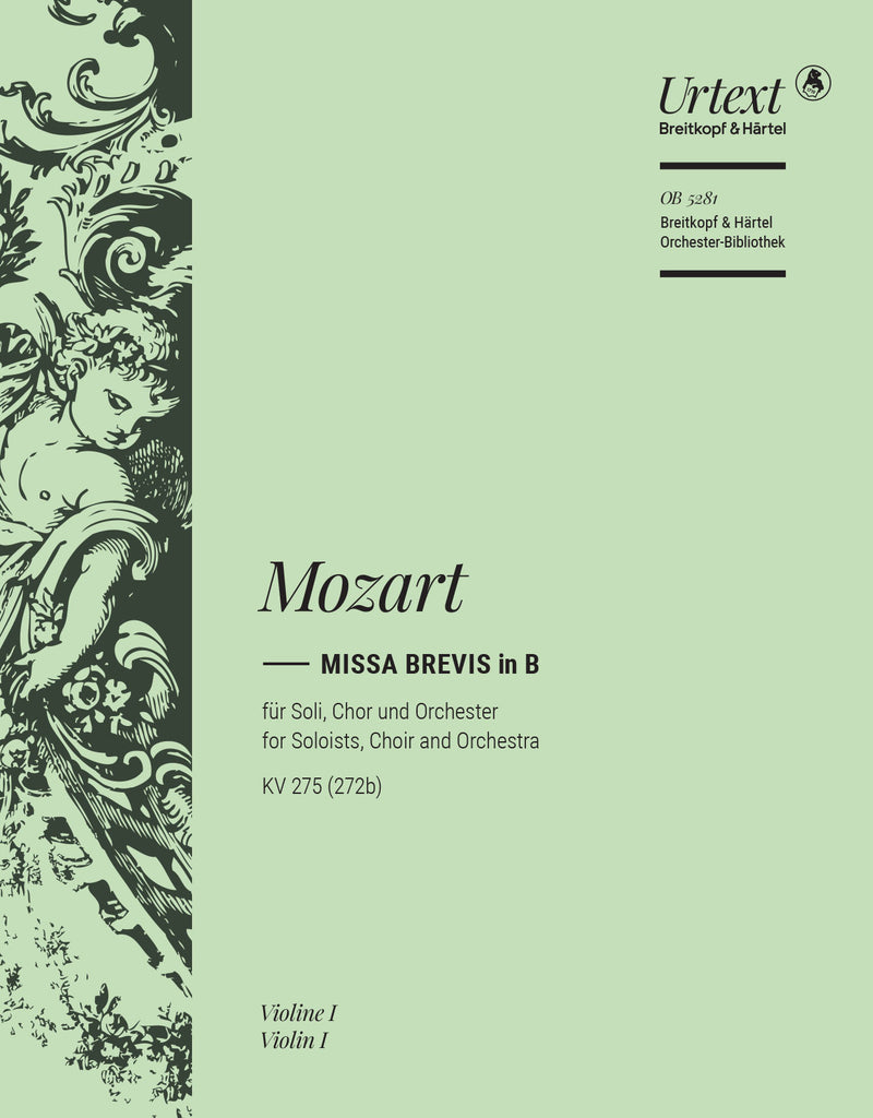 Missa brevis in Bb major K. 275 (272b) [violin 1 part]