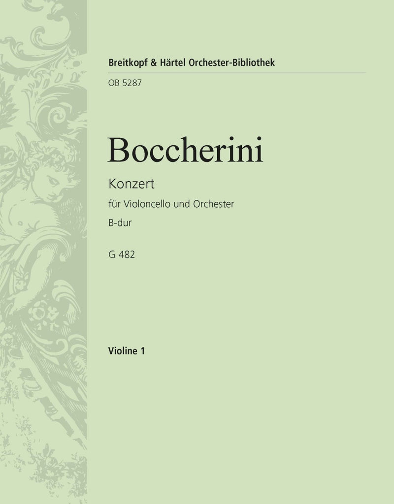 Violoncello Concerto in Bb major (Fritzsch校訂) [violin 1 part]