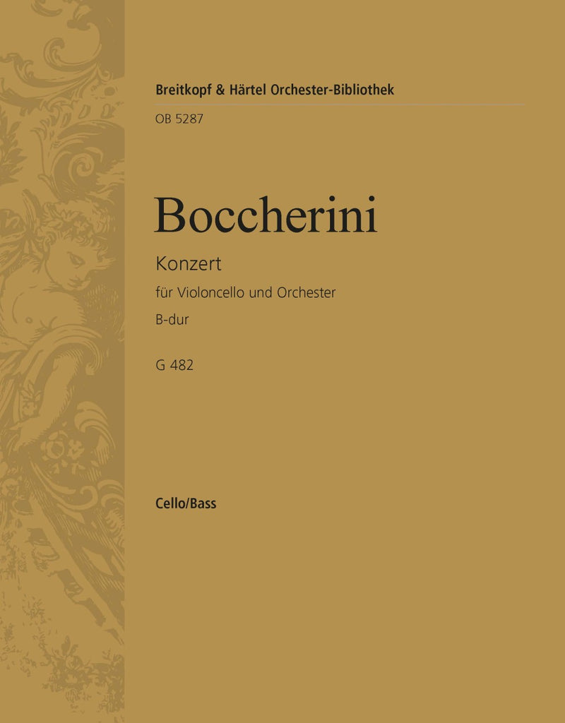 Violoncello Concerto in Bb major [basso (cello/double bass) part]