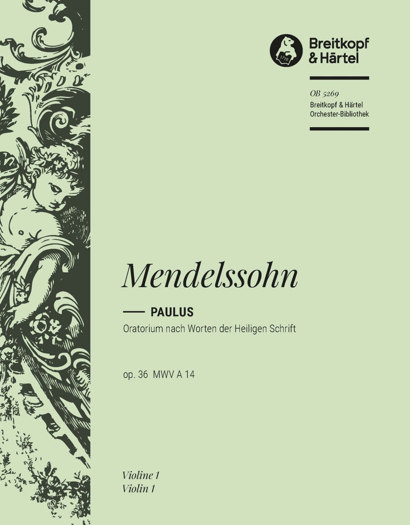 Paulus MWV A 14 Op. 36 [violin 1 part]
