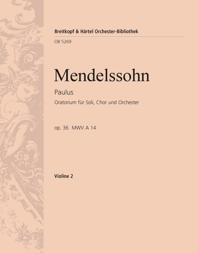 Paulus MWV A 14 Op. 36 [violin 2 part]