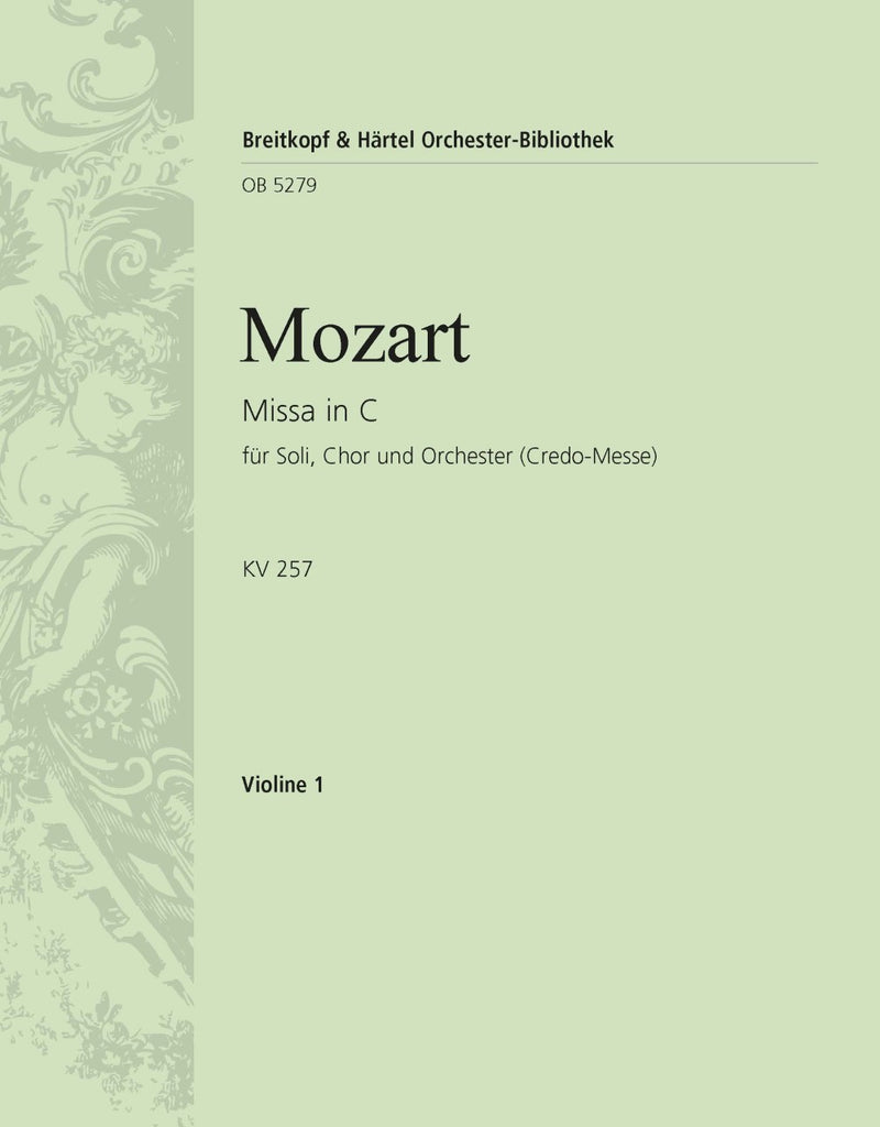Missa in C major K. 257 [violin 1 part]