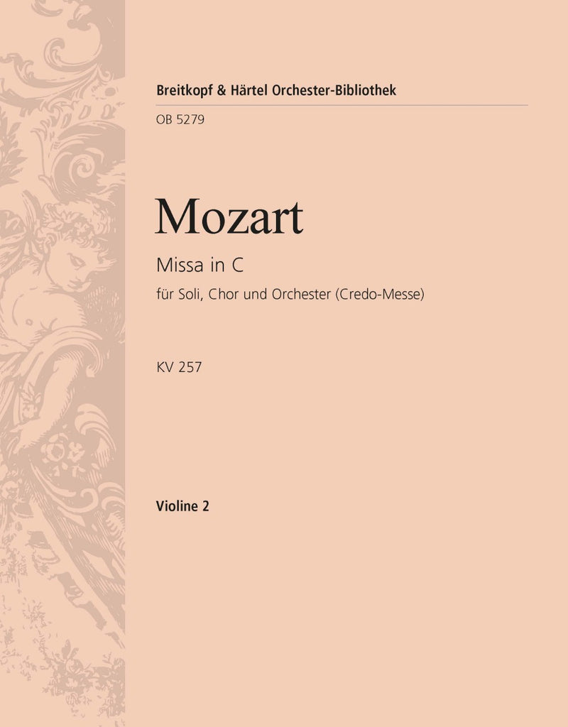 Missa in C major K. 257 [violin 2 part]