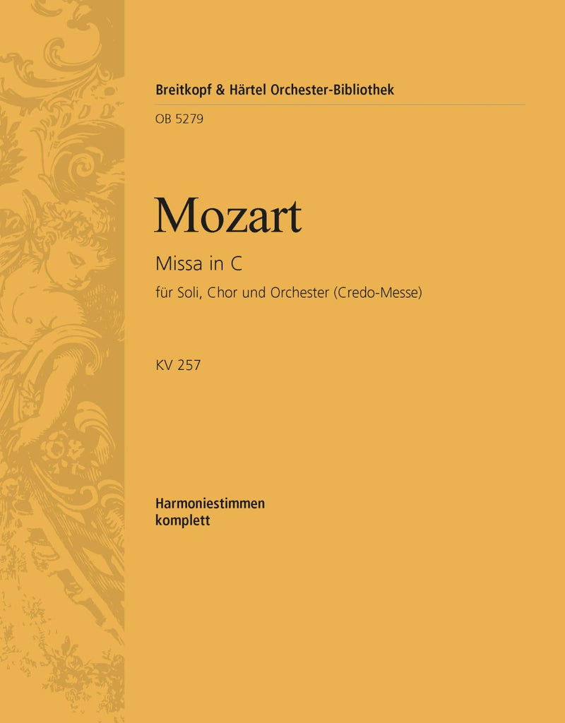 Missa in C major K. 257 [wind parts]