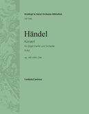 Organ Concerto (No. 6) in Bb major Op. 4/6 HWV 294 [Basso continuo part]