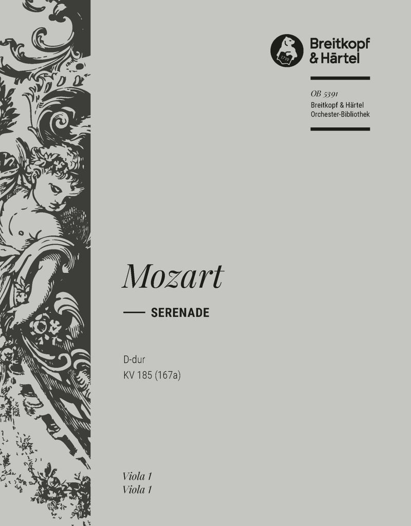 Serenade in D major K. 185 (167a) [viola part]