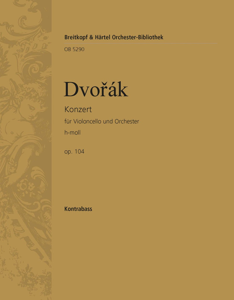 Violoncello Concerto in B minor Op. 104 [double bass part]
