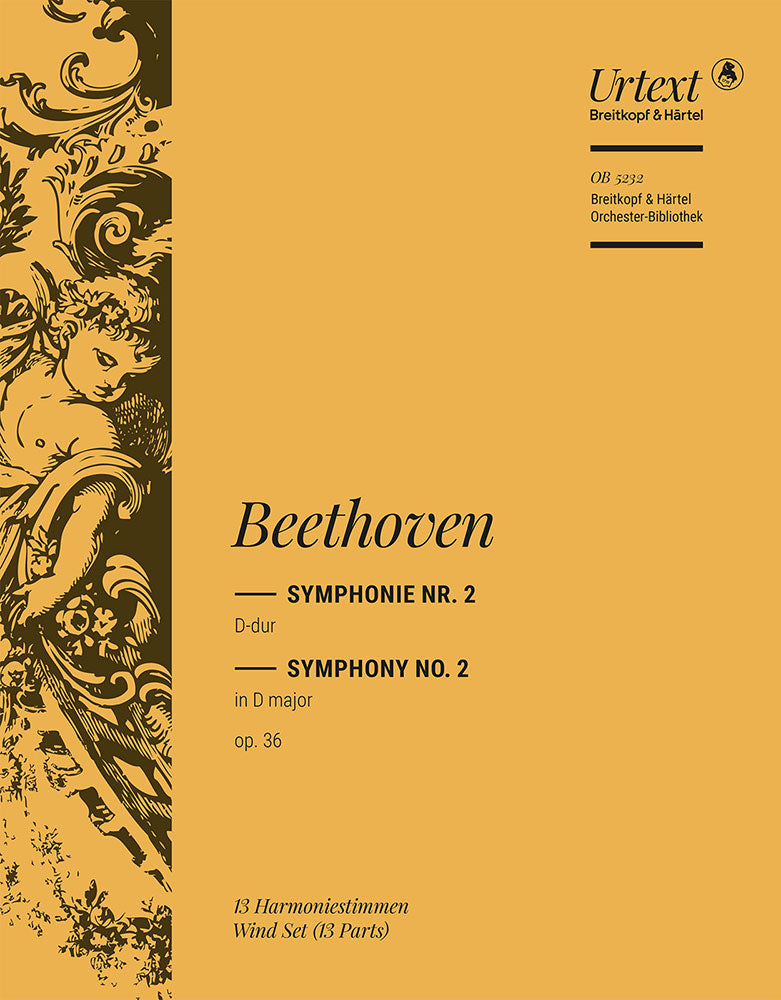 Symphony No. 2 in D major Op. 36 [wind parts]